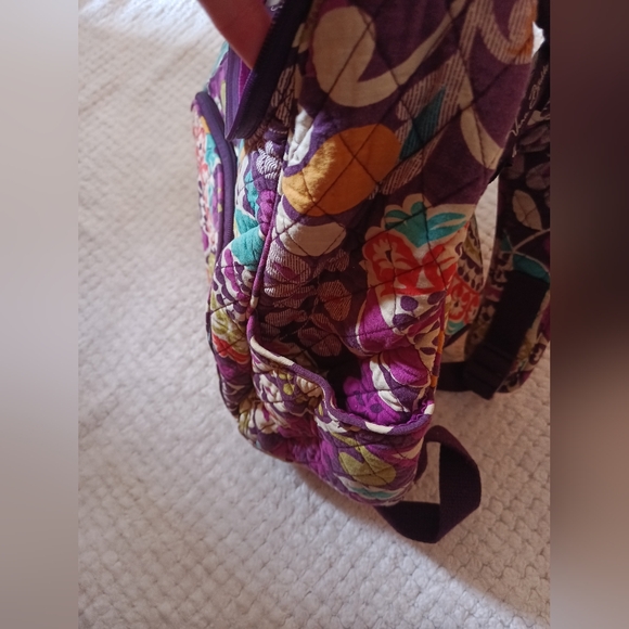 Vera Bradley plum large backpack main image 3